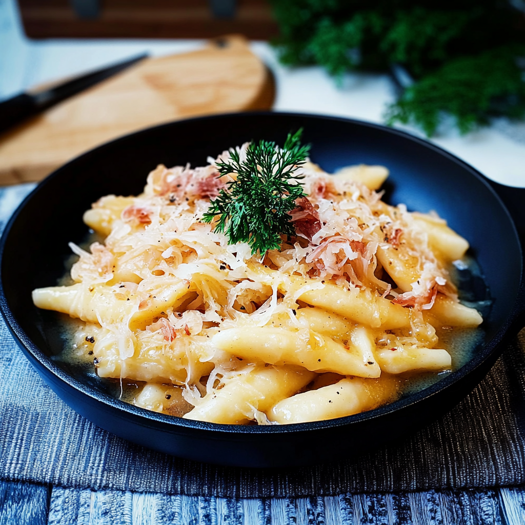 Leckere Schupfnudeln mit Sauerkraut – Ein Genussmoment!