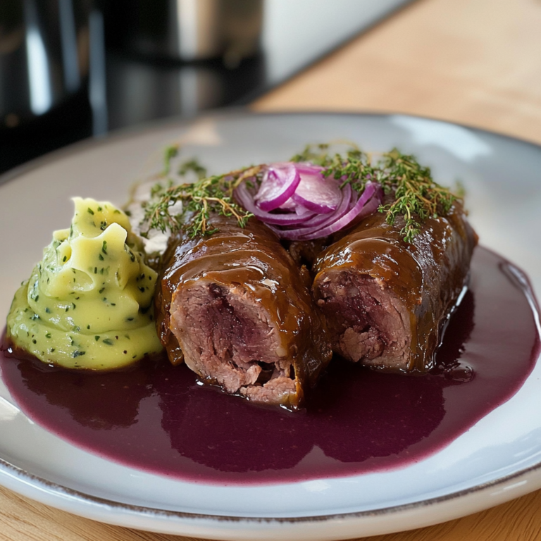Köstliche Rouladen mit Rotkohl: Traditionell und Herzhaft