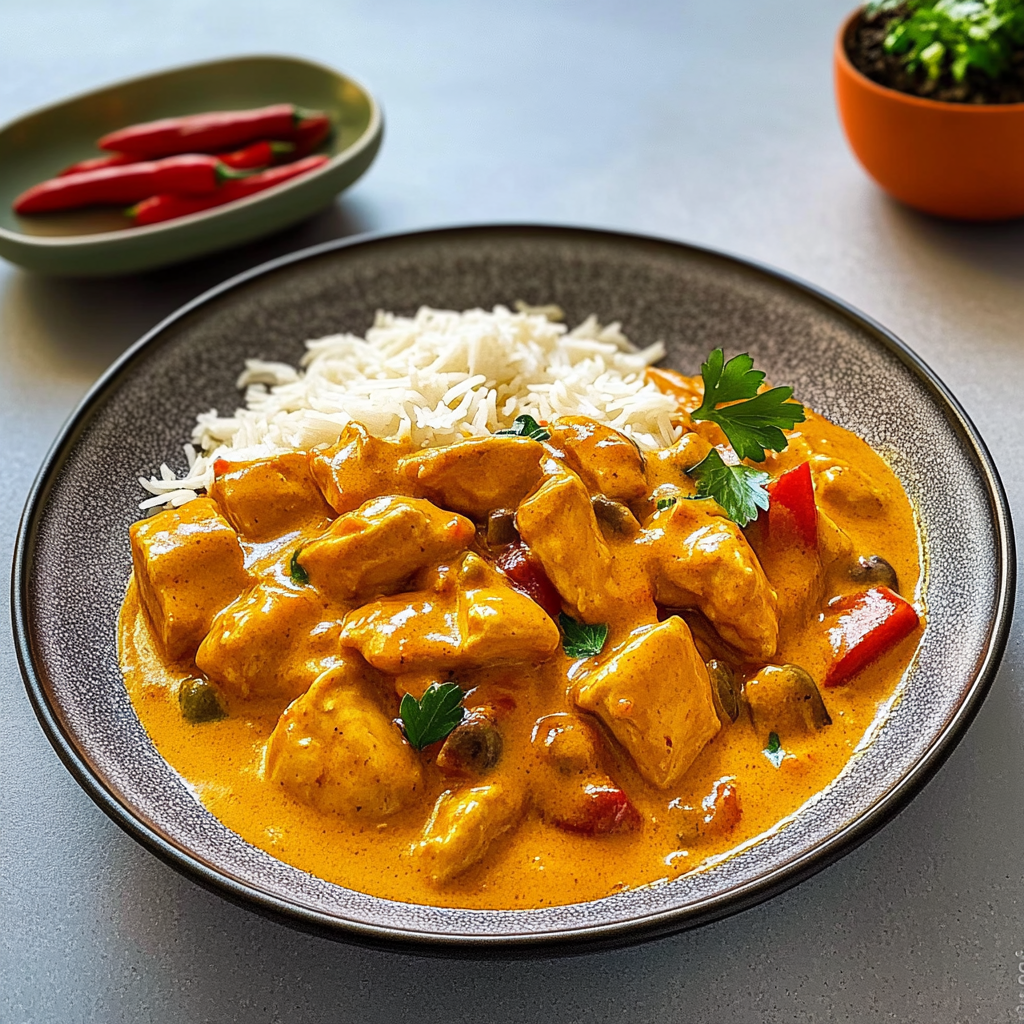 Verführerisches Hähnchen Curry (Deutsch Style) Rezept