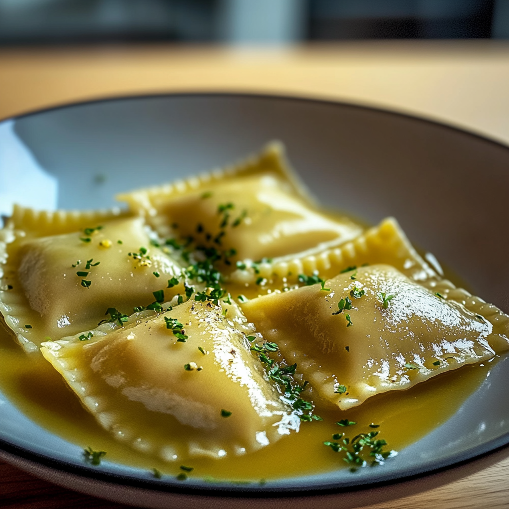 Recipe preparation for Maultaschen
