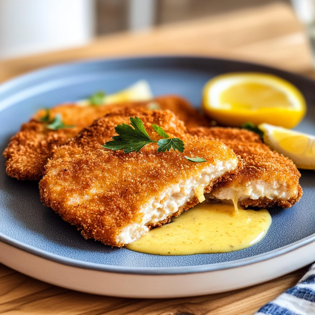 Recipe preparation for Hähnchen Schnitzel