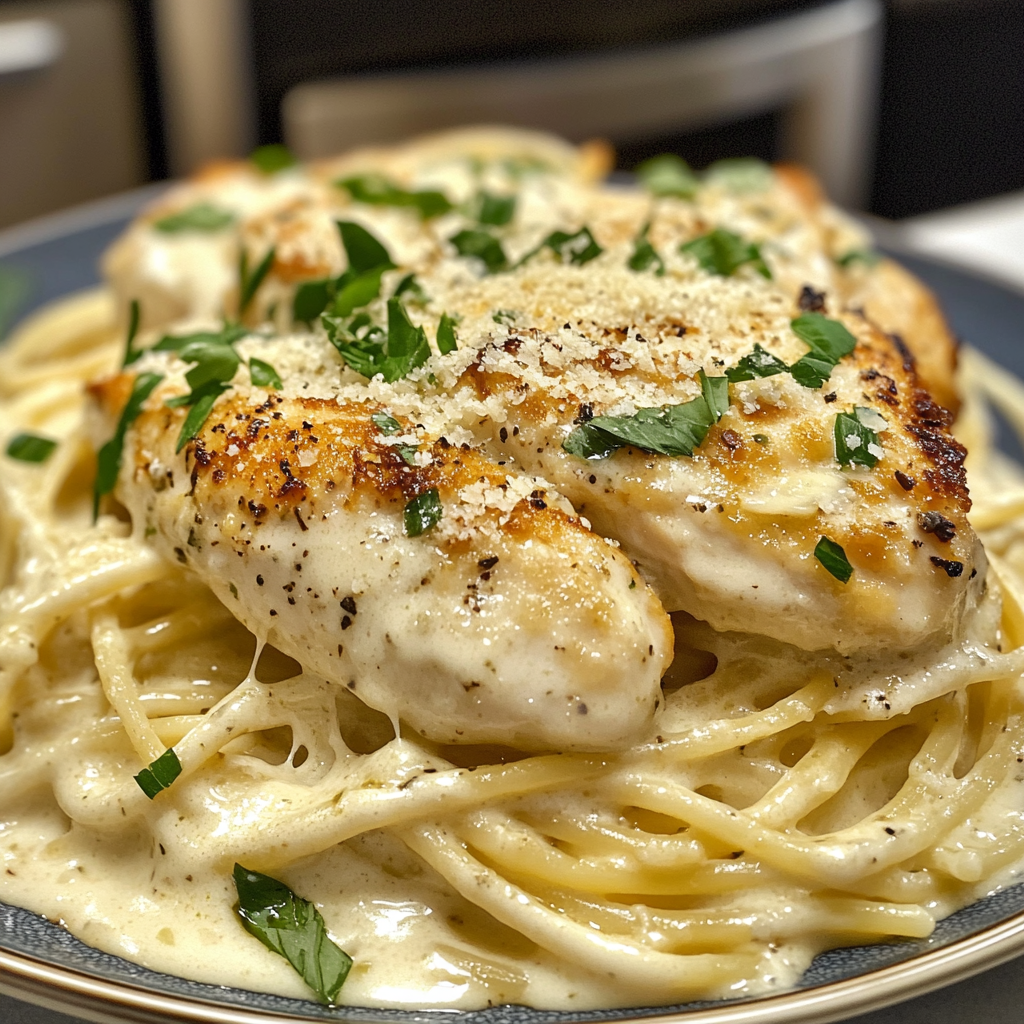 Recipe preparation for Hähnchen mit Kartoffeln aus dem Ofen