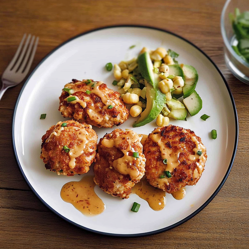 Recipe preparation for Hähnchen Frikadellen