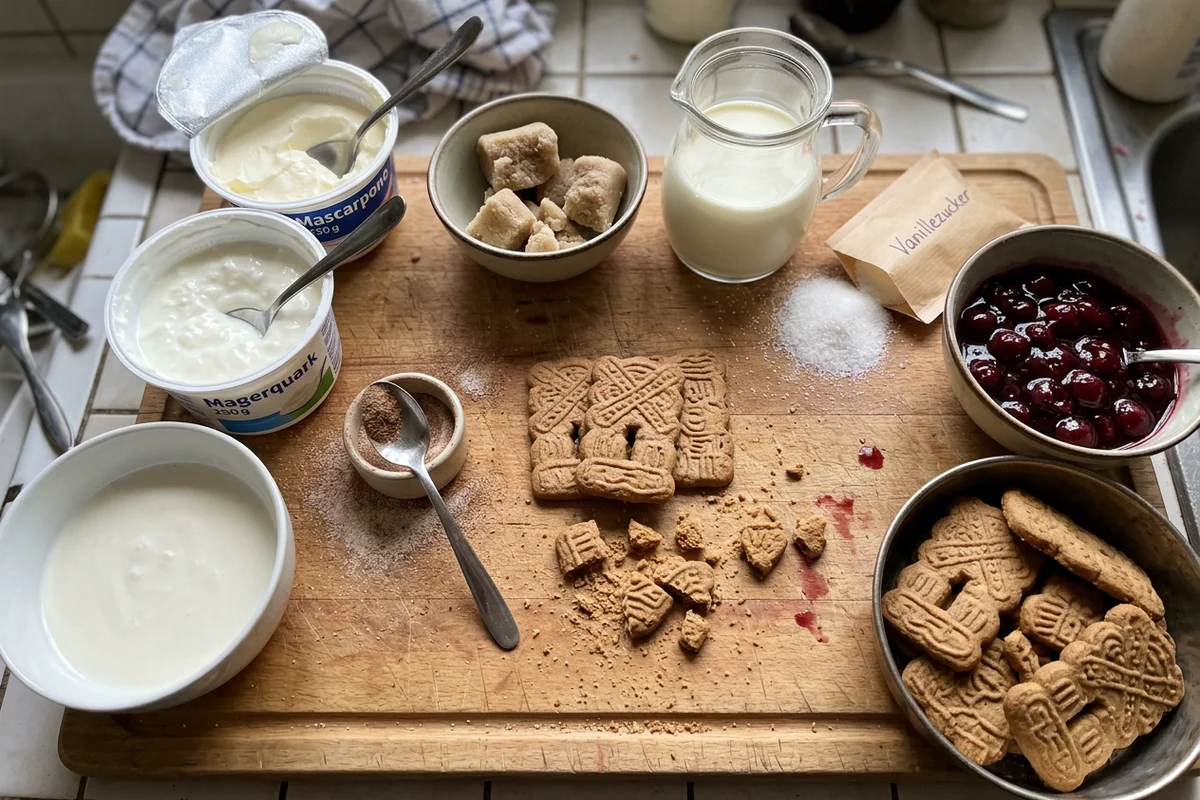 Adventstiramisu mit Kirschen