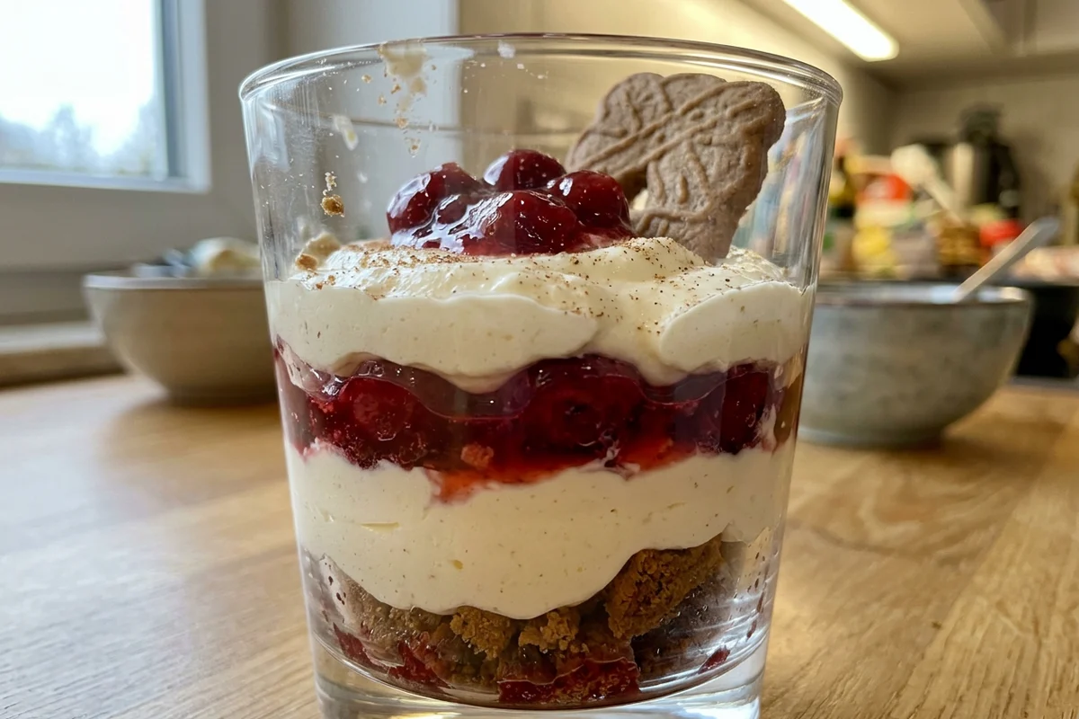 Adventstiramisu mit Kirschen