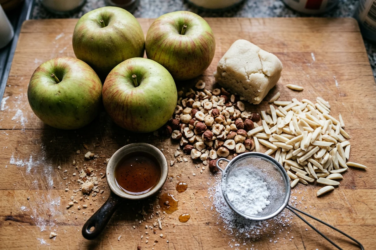 Bratapfel mit Marzipan