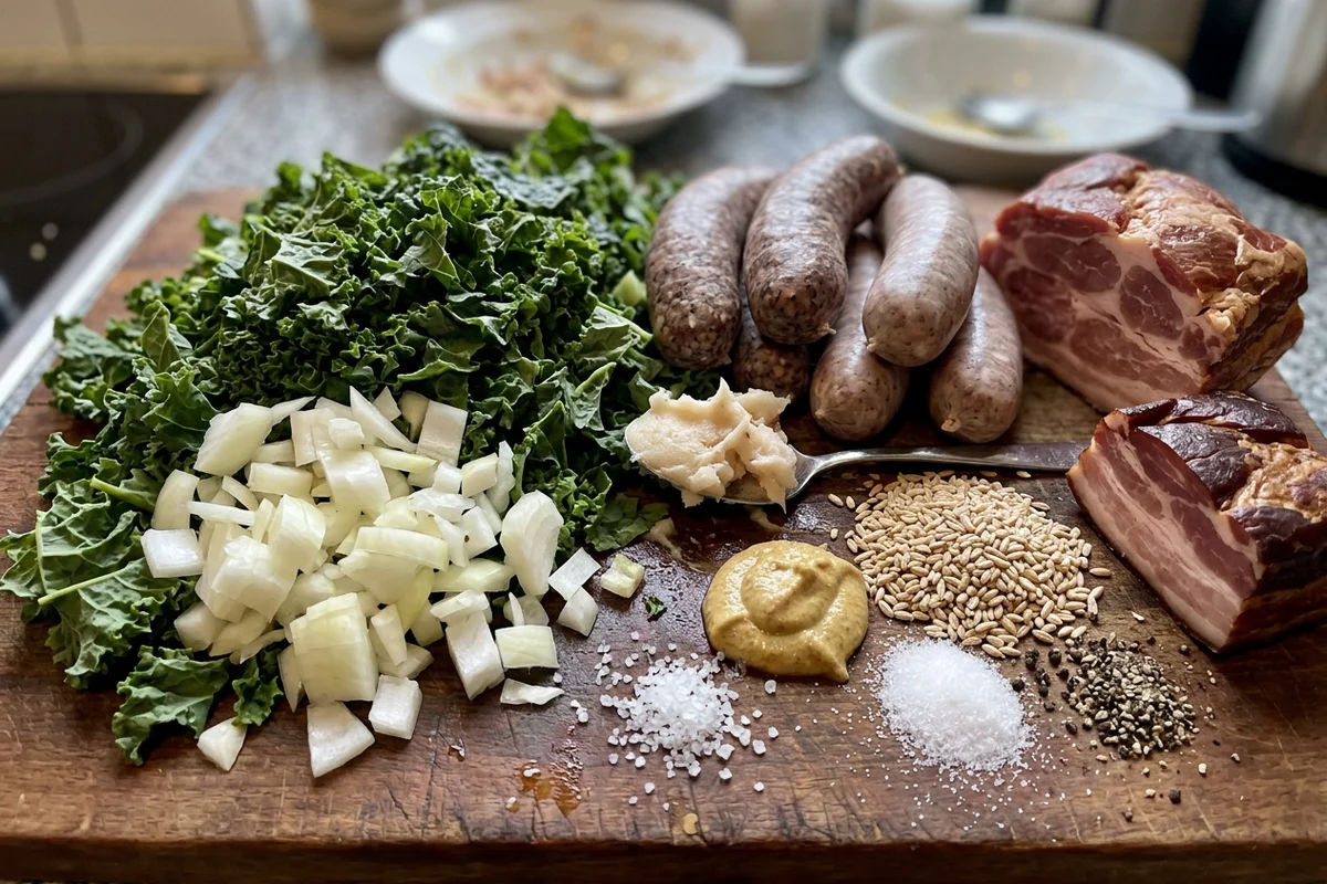 Grünkohl mit Pinkel klassisch