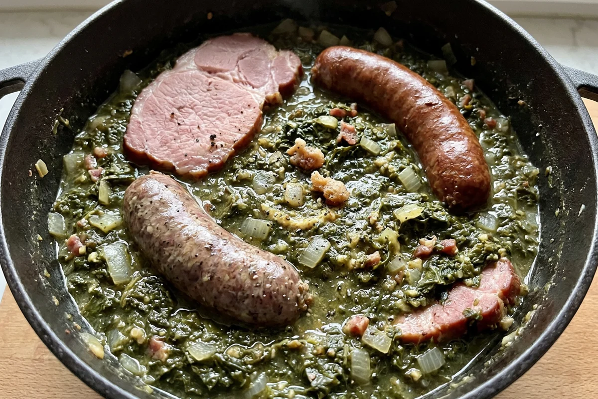 Grünkohl mit Pinkel klassisch