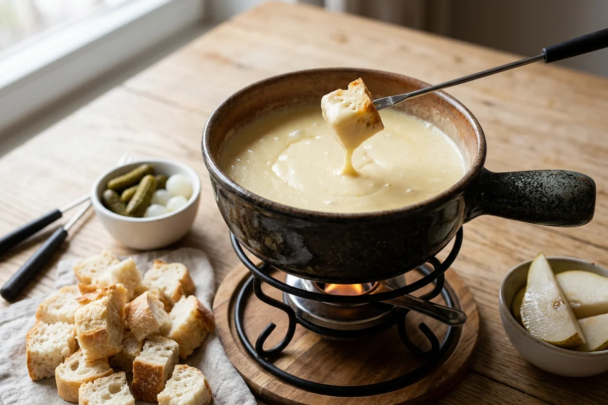 Käsefondue klassisch und einfach