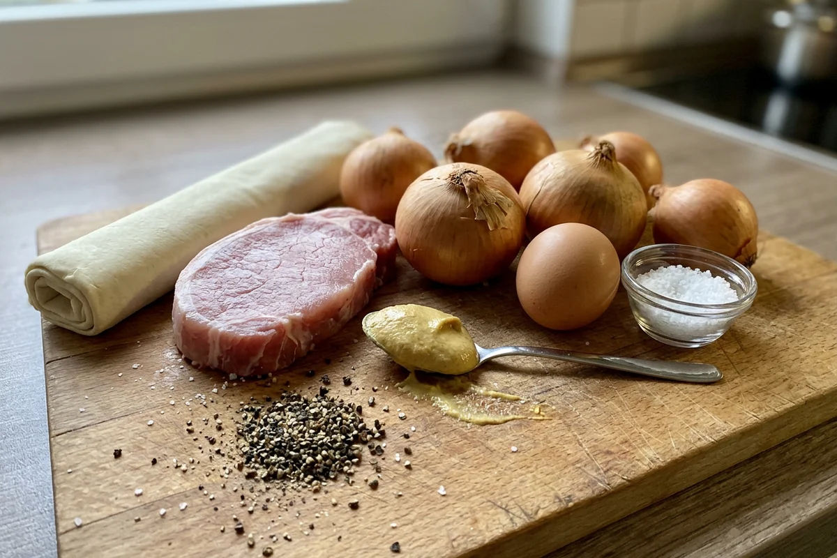Kassler im Blätterteig