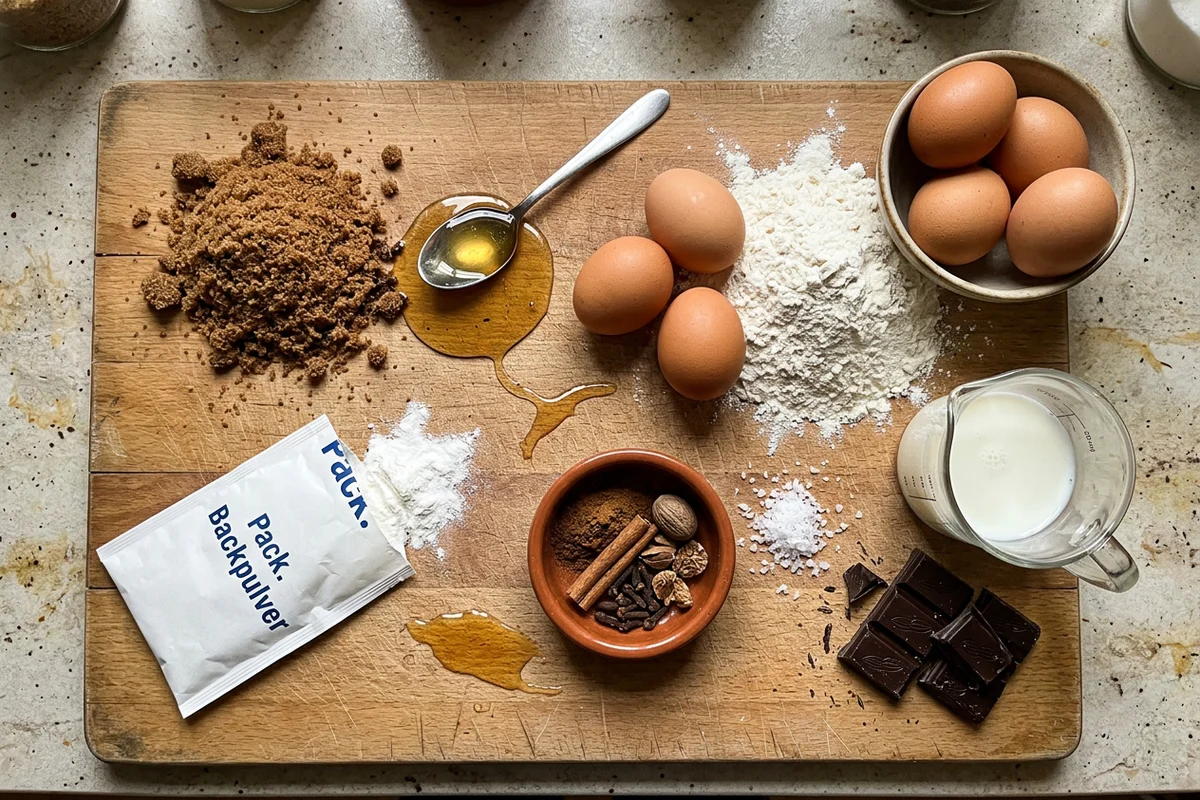 Saftiger Lebkuchen vom Blech