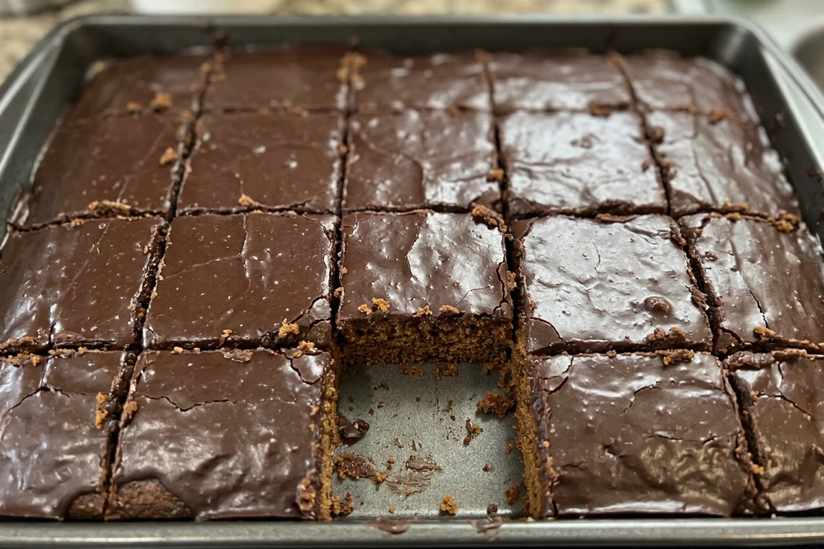 Saftiger Lebkuchen vom Blech