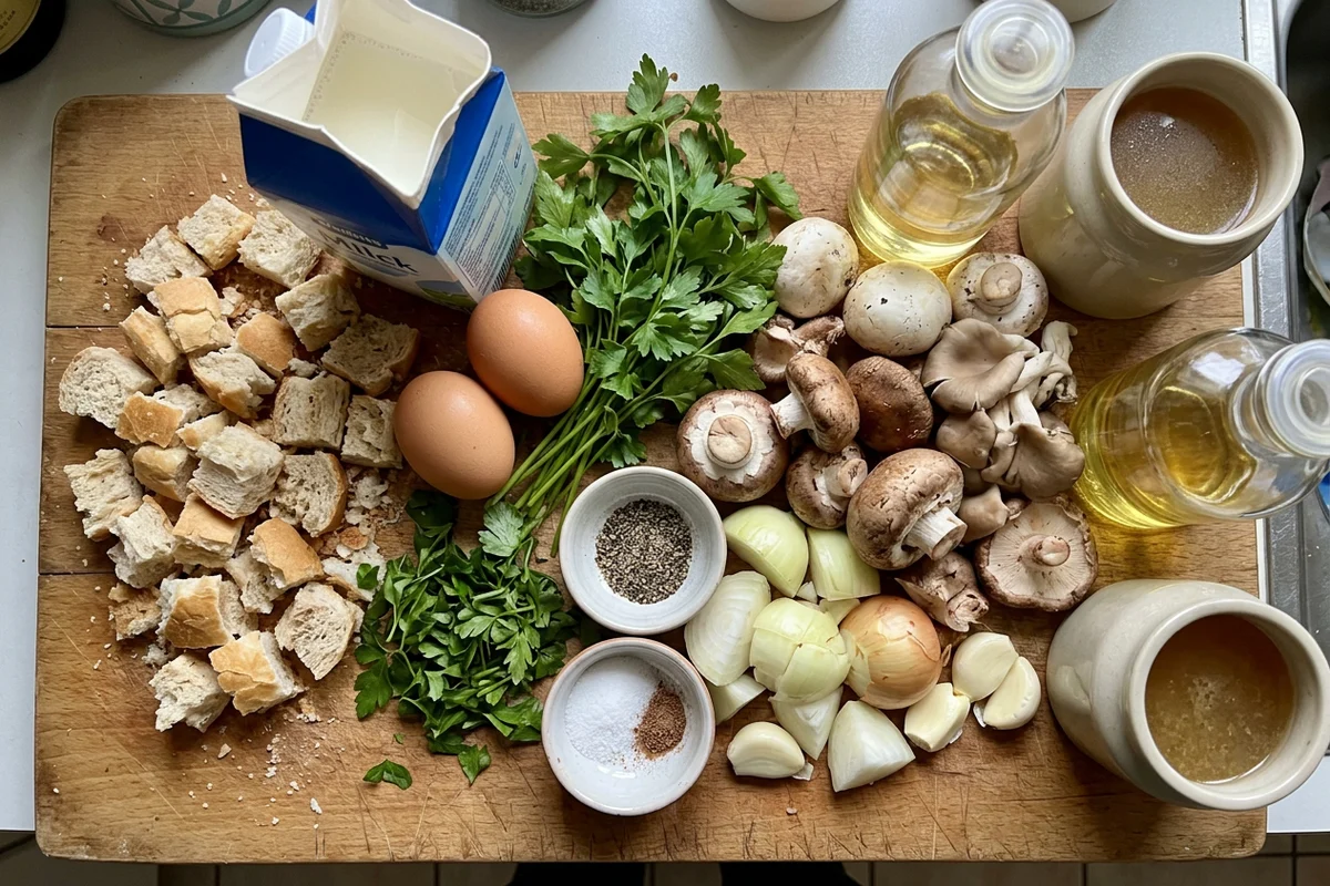 Pilzragout mit Semmelknödeln
