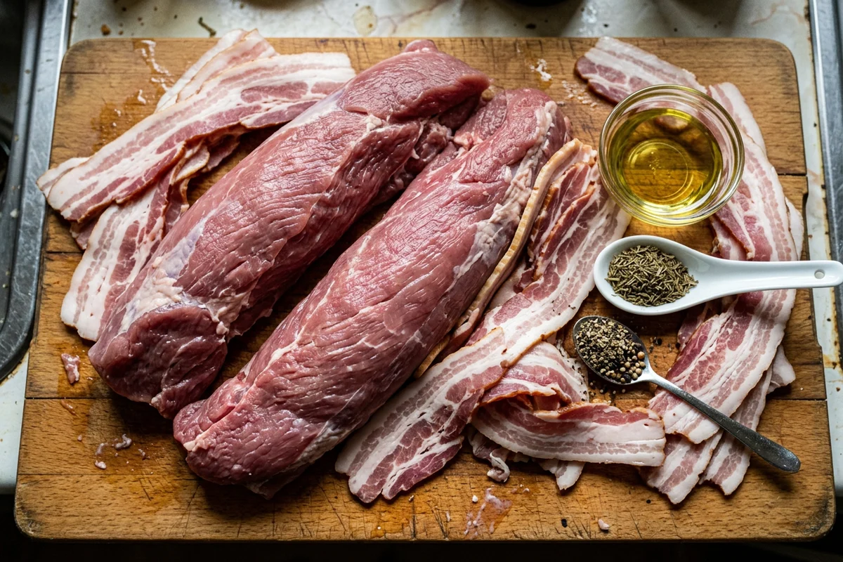 Schweinefilet im Speckmantel