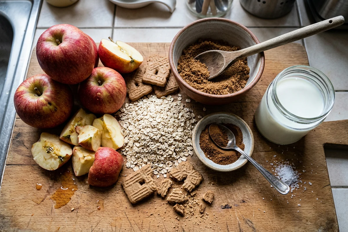 Spekulatius Porridge mit Apfel