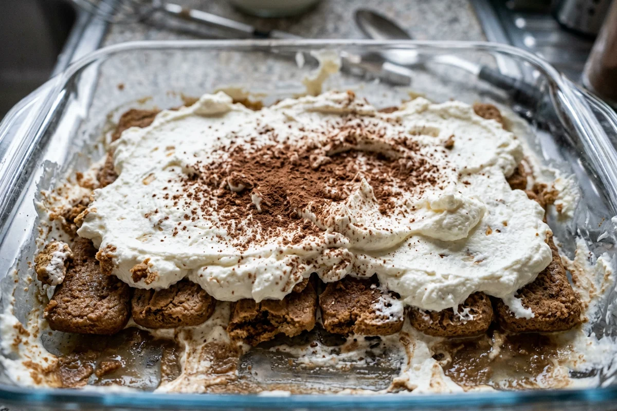 Spekulatius Tiramisu ohne Ei