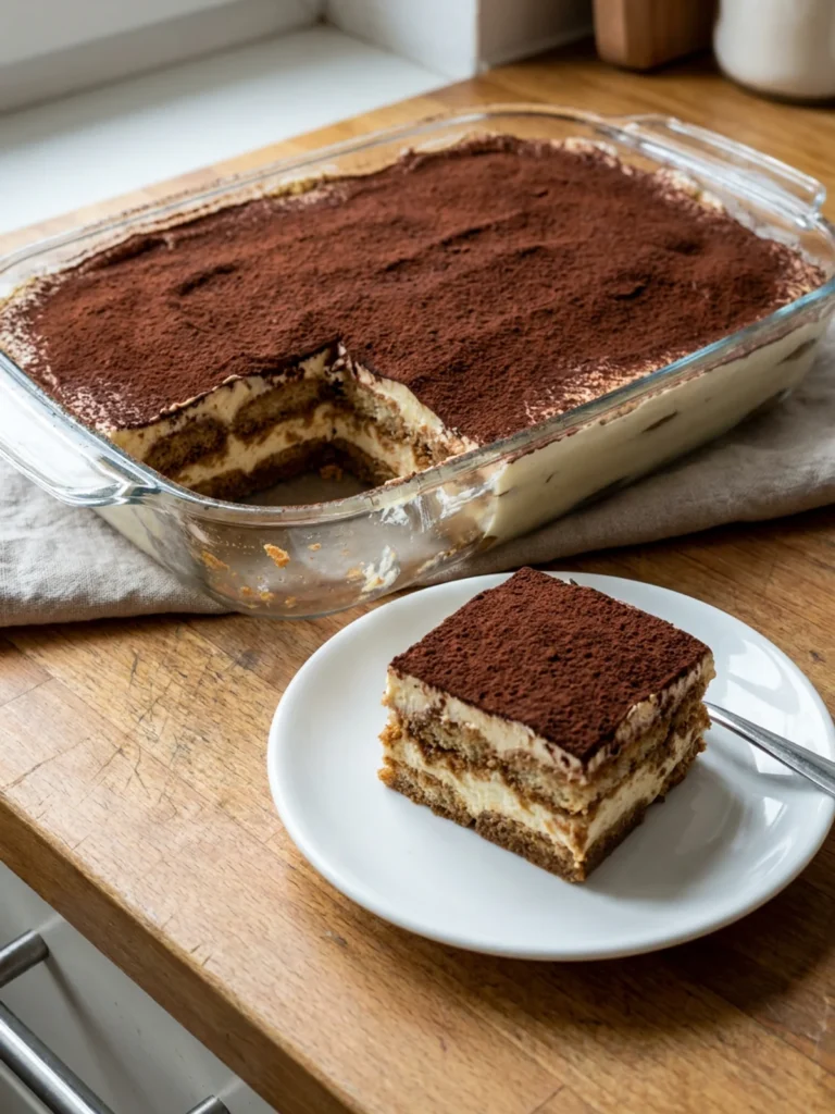 Die Zutaten wie Spekulatius, Mascarpone, Sahne und Kaffee für das Tiramisu.